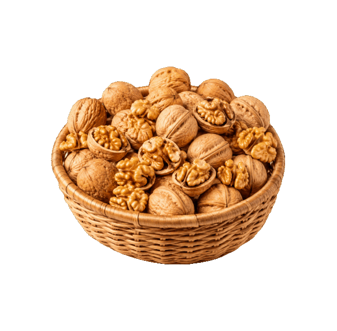 walnuts basket